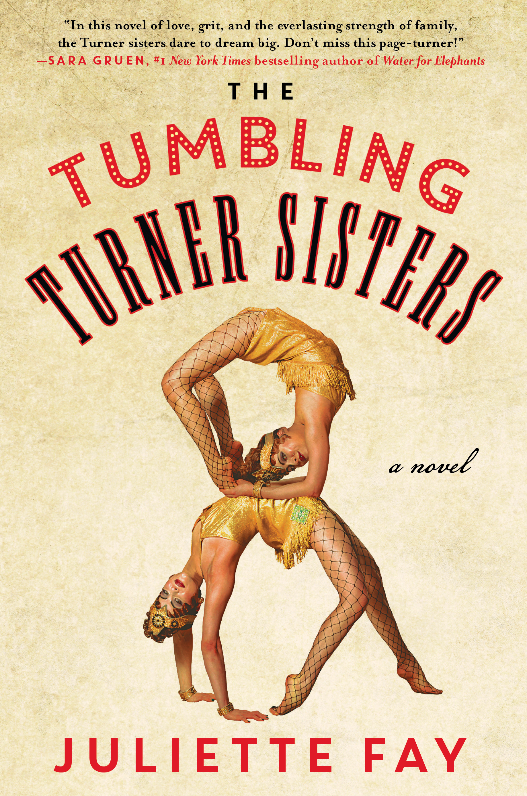 Book cover of The Tumbling Turner Sisters by Juliette Fay