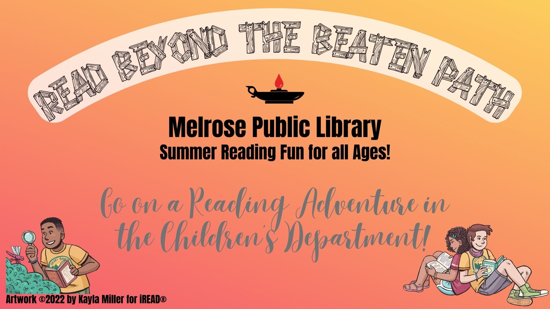 2022 Summer Reading Website Banner Desktop Wallpaper Melrose Public Library 
