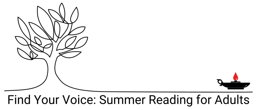 Find Your Voice: Summer Reading for Adults logo image